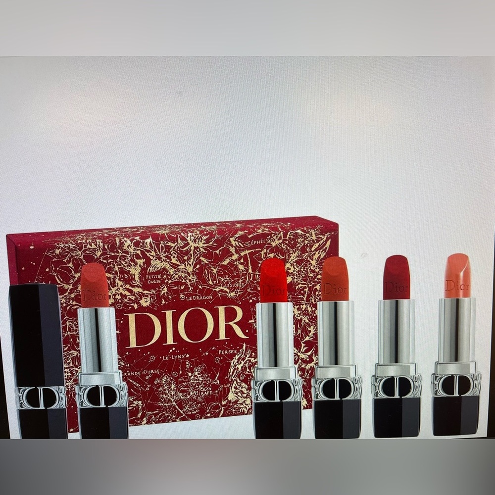 Dior lunar year refillable lipstick & lip balm collection,new,authentic